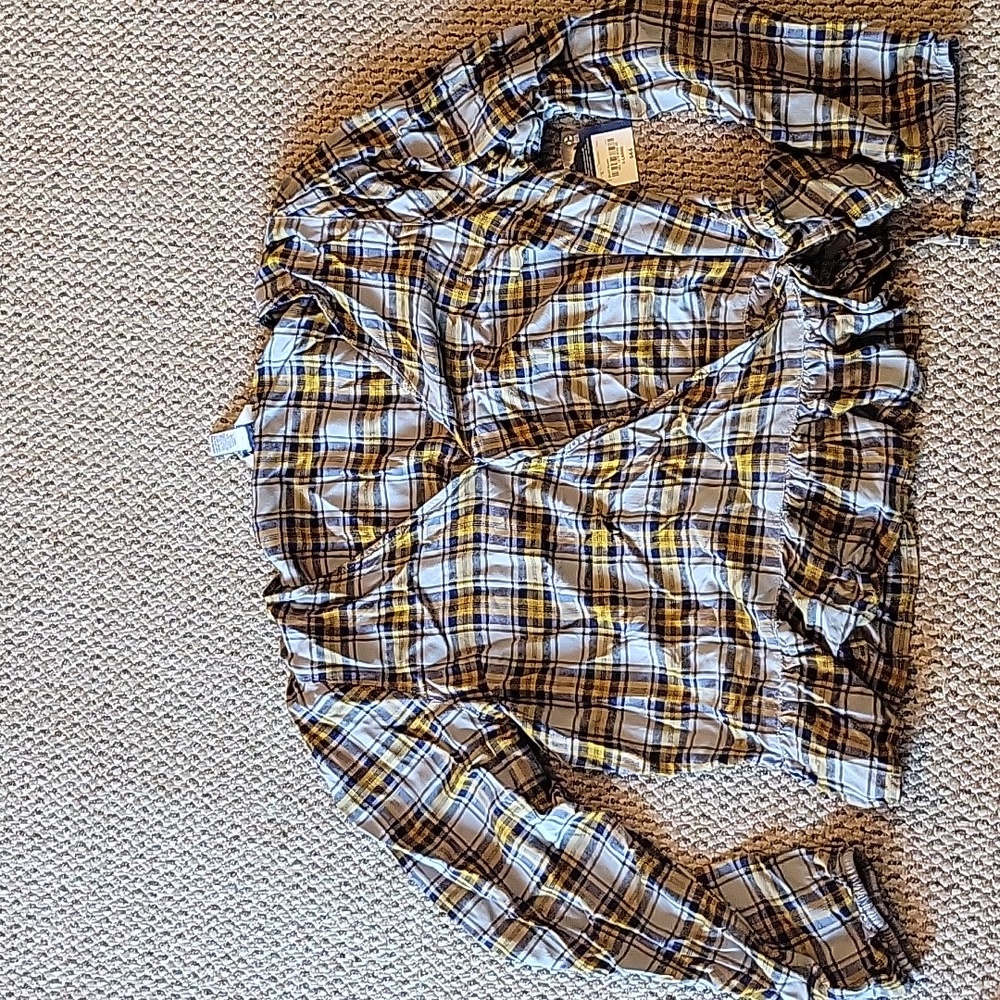 Arizona plaid shirt NWT